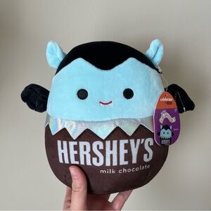 NWT Squishmallows Halloween Squishmallow Patricio Vampire Hershey’s Chocolate 7”